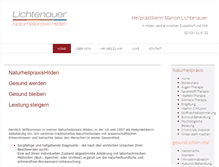 Tablet Screenshot of lichtenauer-online.de